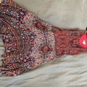 Anthropologie Maeve Pink Floral dress